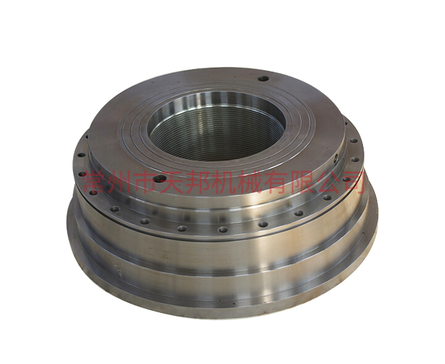 Oil cylinder flange